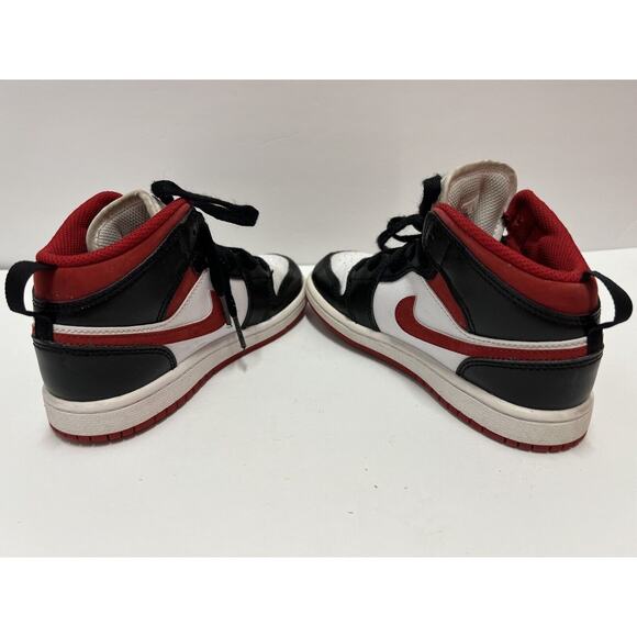 Nike Air Jordan 1 Mid Gym Red Toddler 640734-122 - Size 13C - Picture 7 of 10